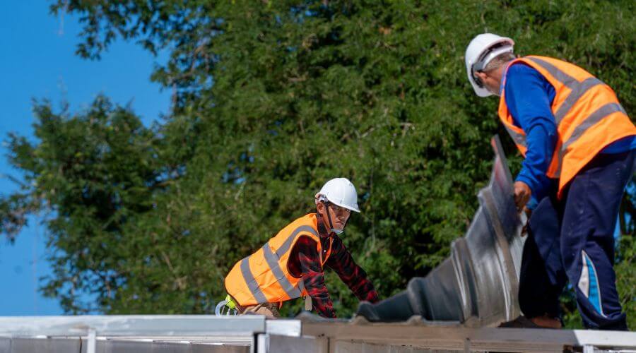 Professional new roof installation services in McIntyre, GA